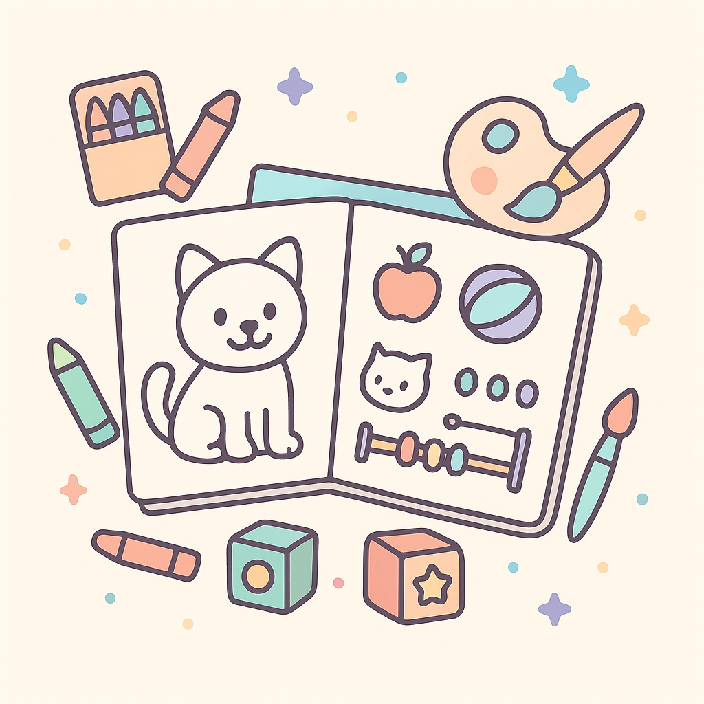 Alphabet & Number Coloring Pages banner