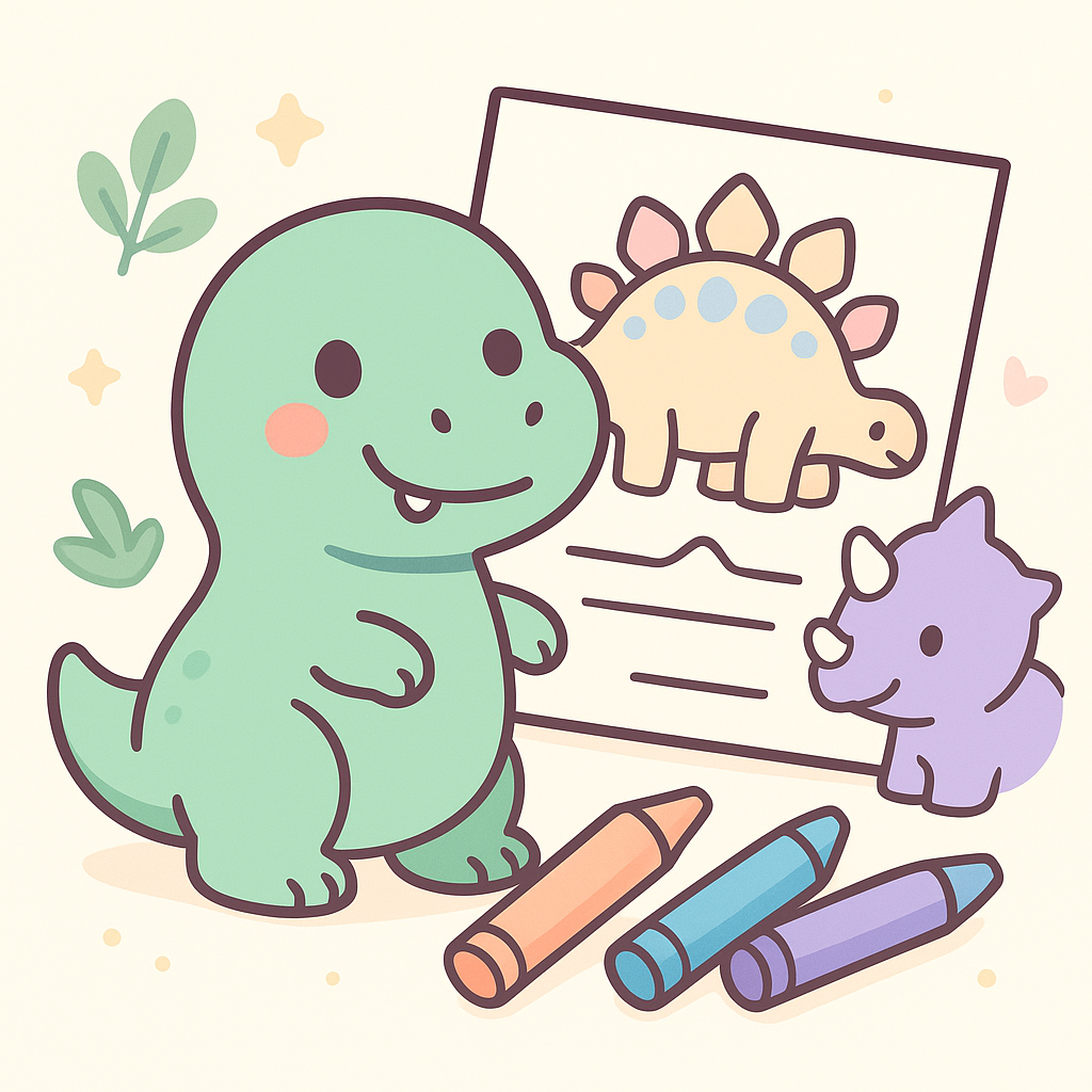 Dinosaur Coloring Pages banner