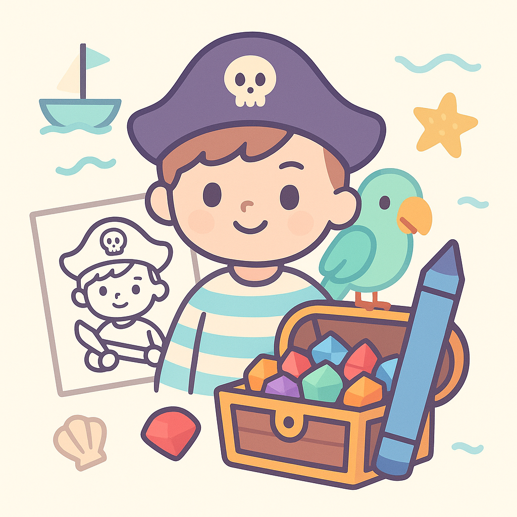 Pirate Coloring Pages banner