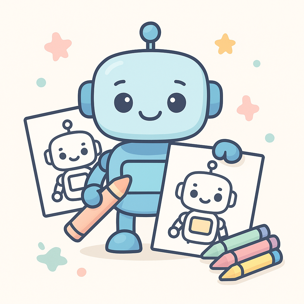 Robot Coloring Pages banner