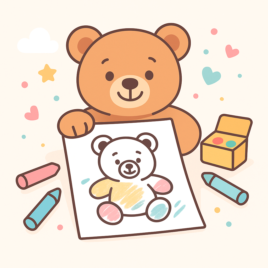Teddy Bear Coloring Pages banner