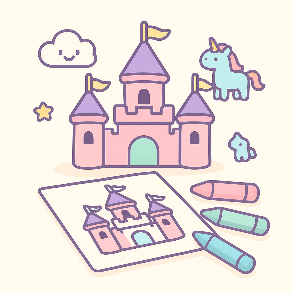 Castle Coloring Pages banner