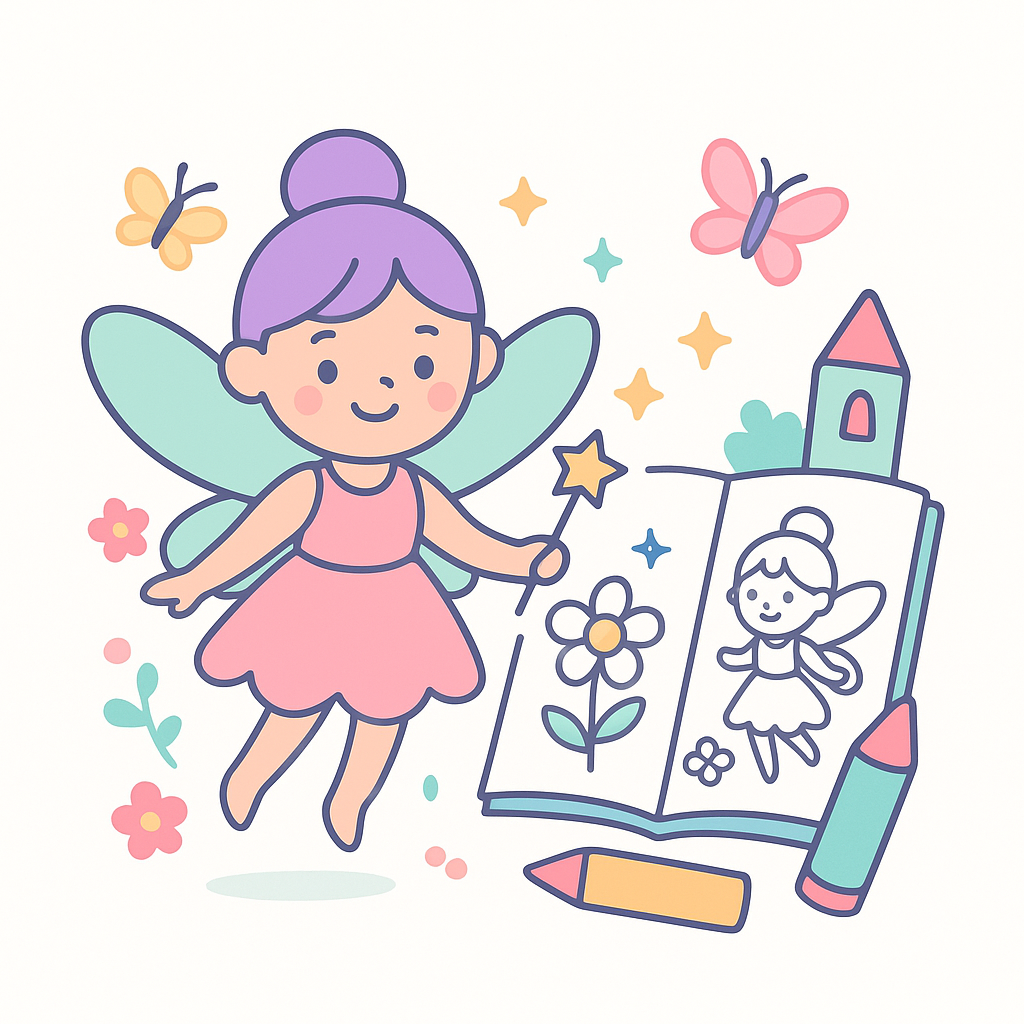 Fairy Coloring Pages banner