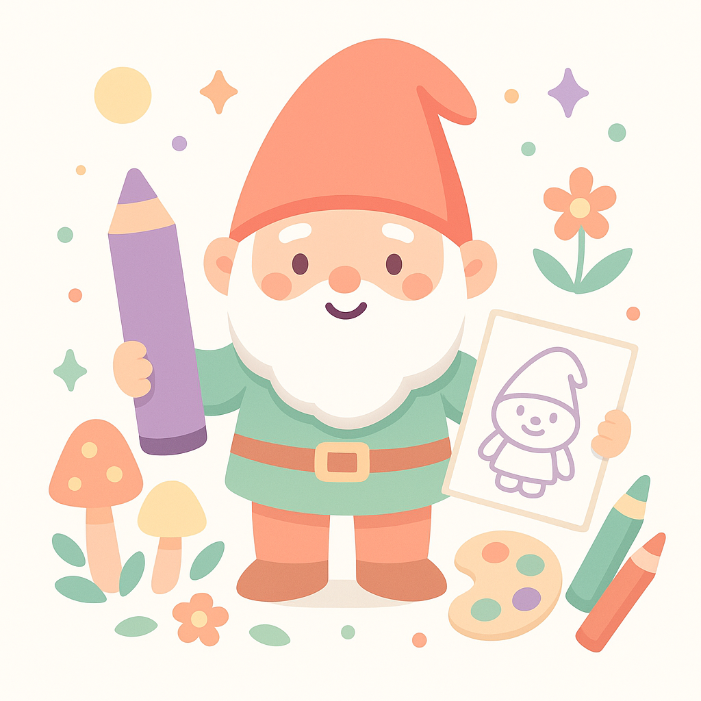 Gnome Coloring Pages banner