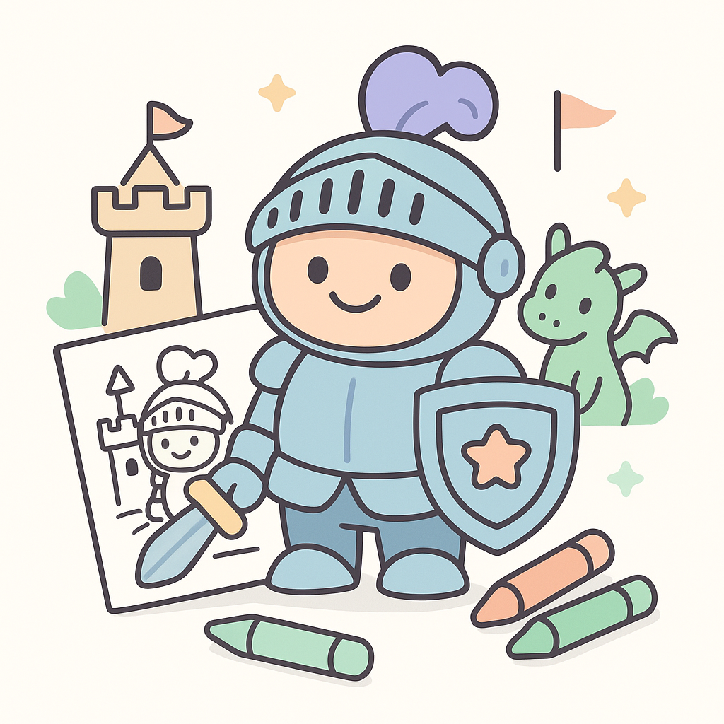 Knight Coloring Pages banner