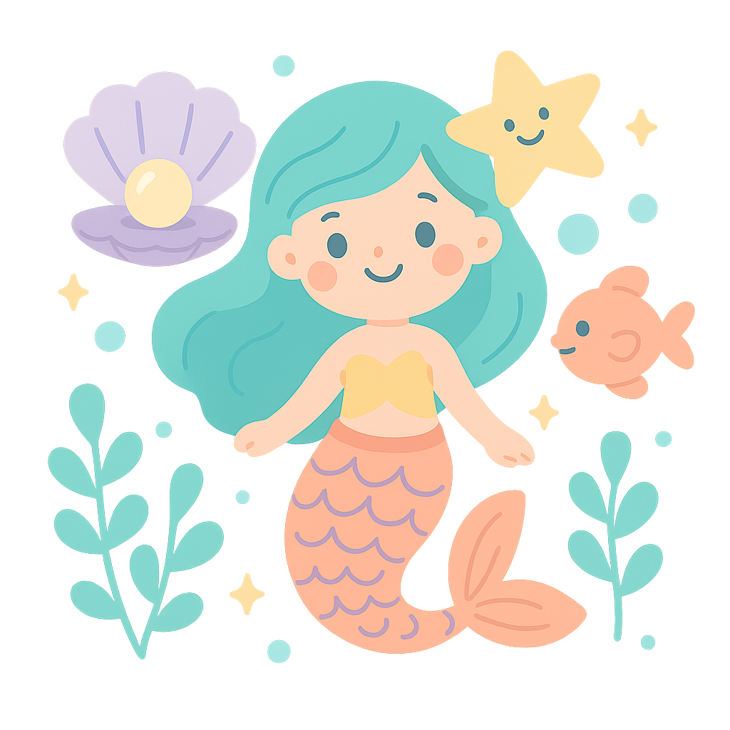 Mermaid Coloring Pages banner