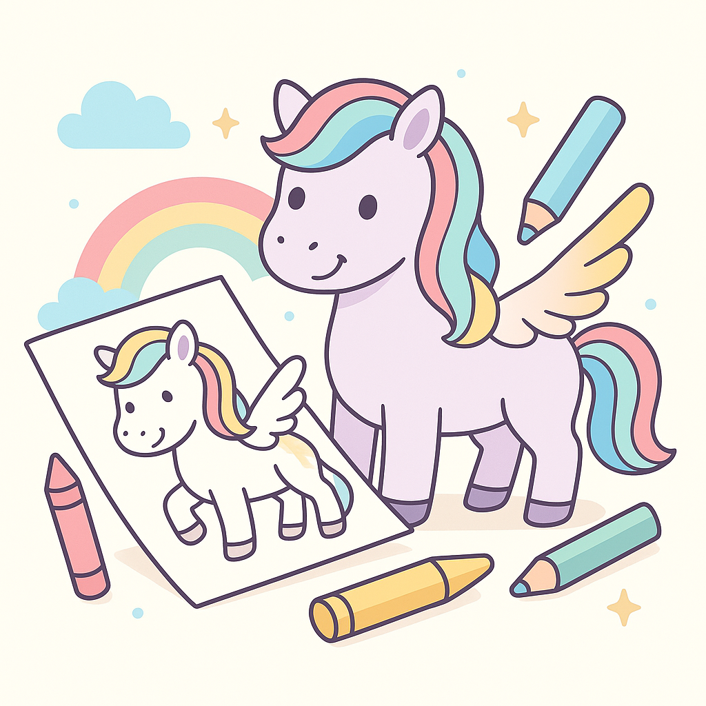 Pegasus Coloring Pages banner
