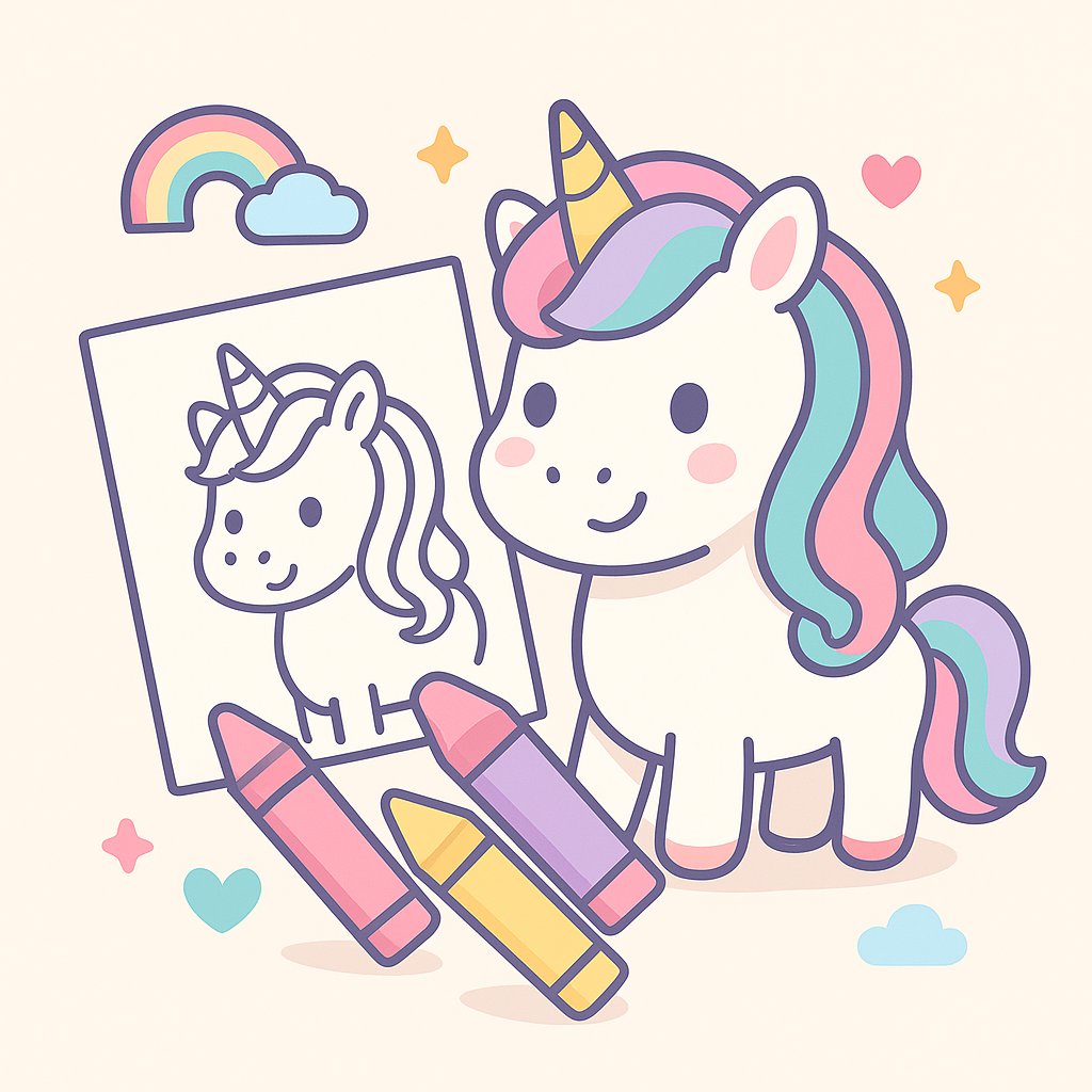 Unicorn Coloring Pages banner