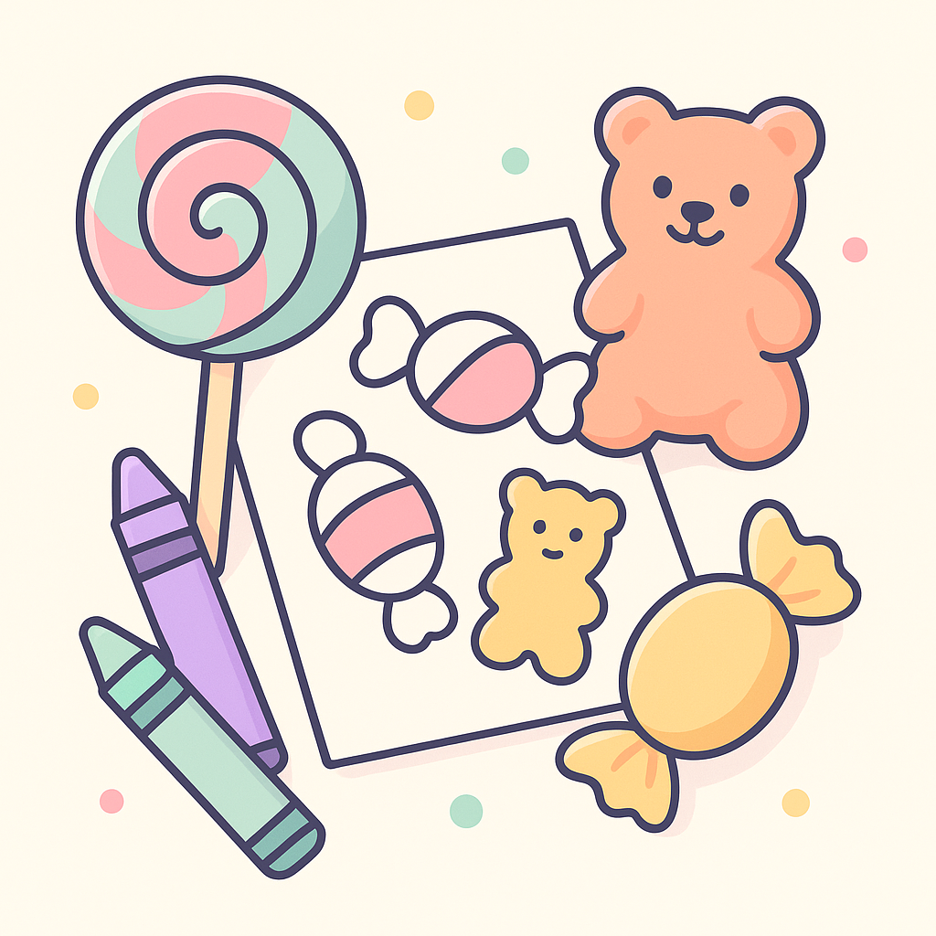 Candy Coloring Pages banner