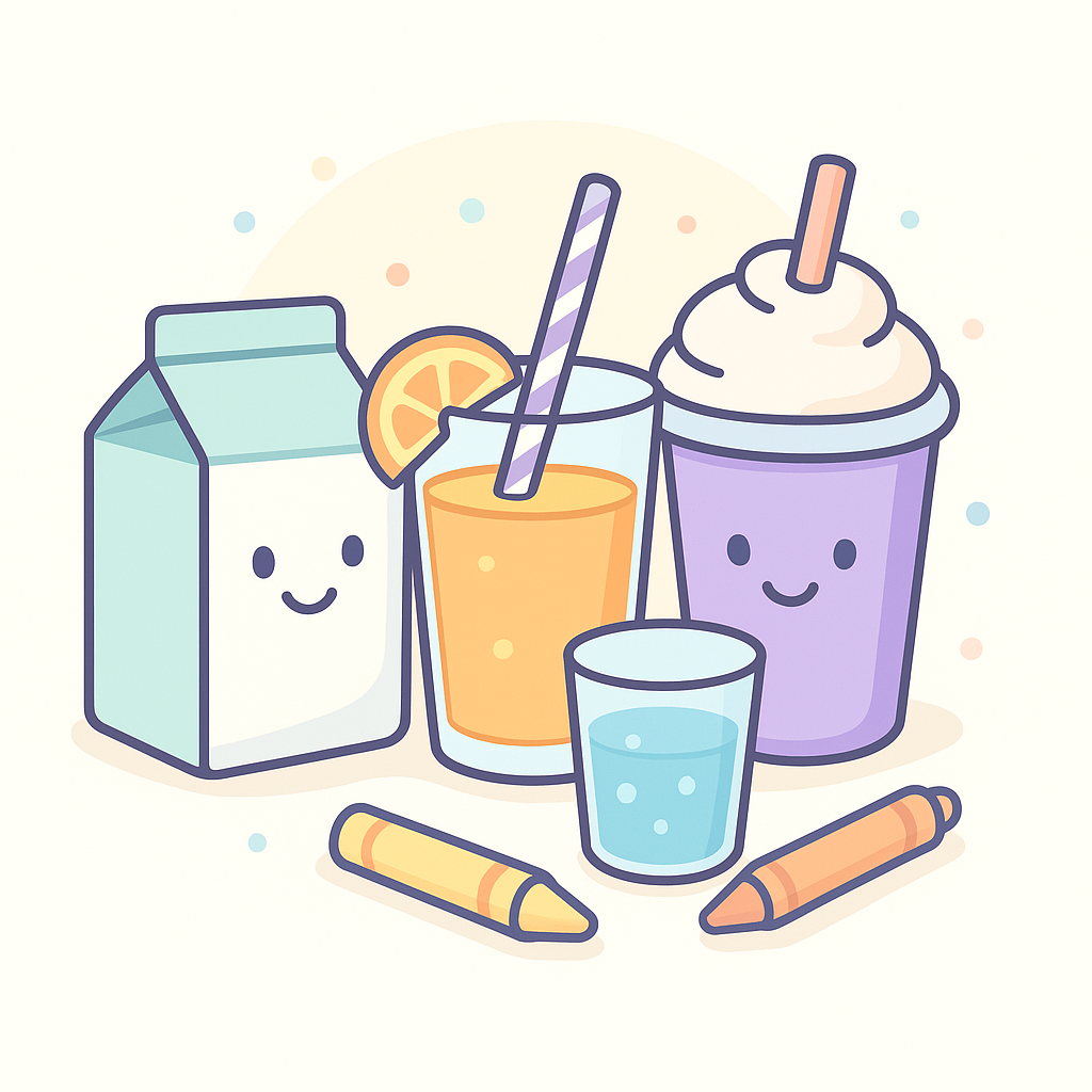 Drink Coloring Pages banner