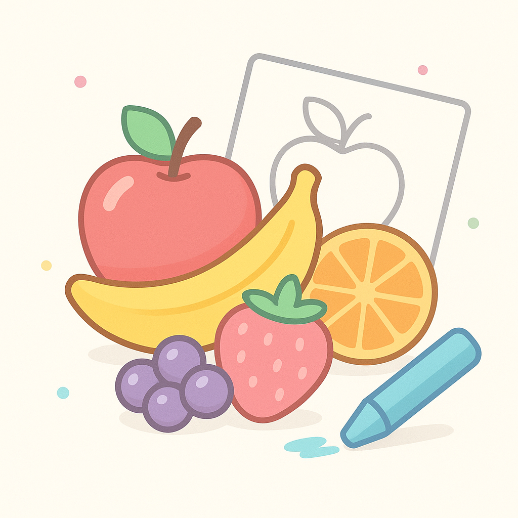 Fruit Coloring Pages banner