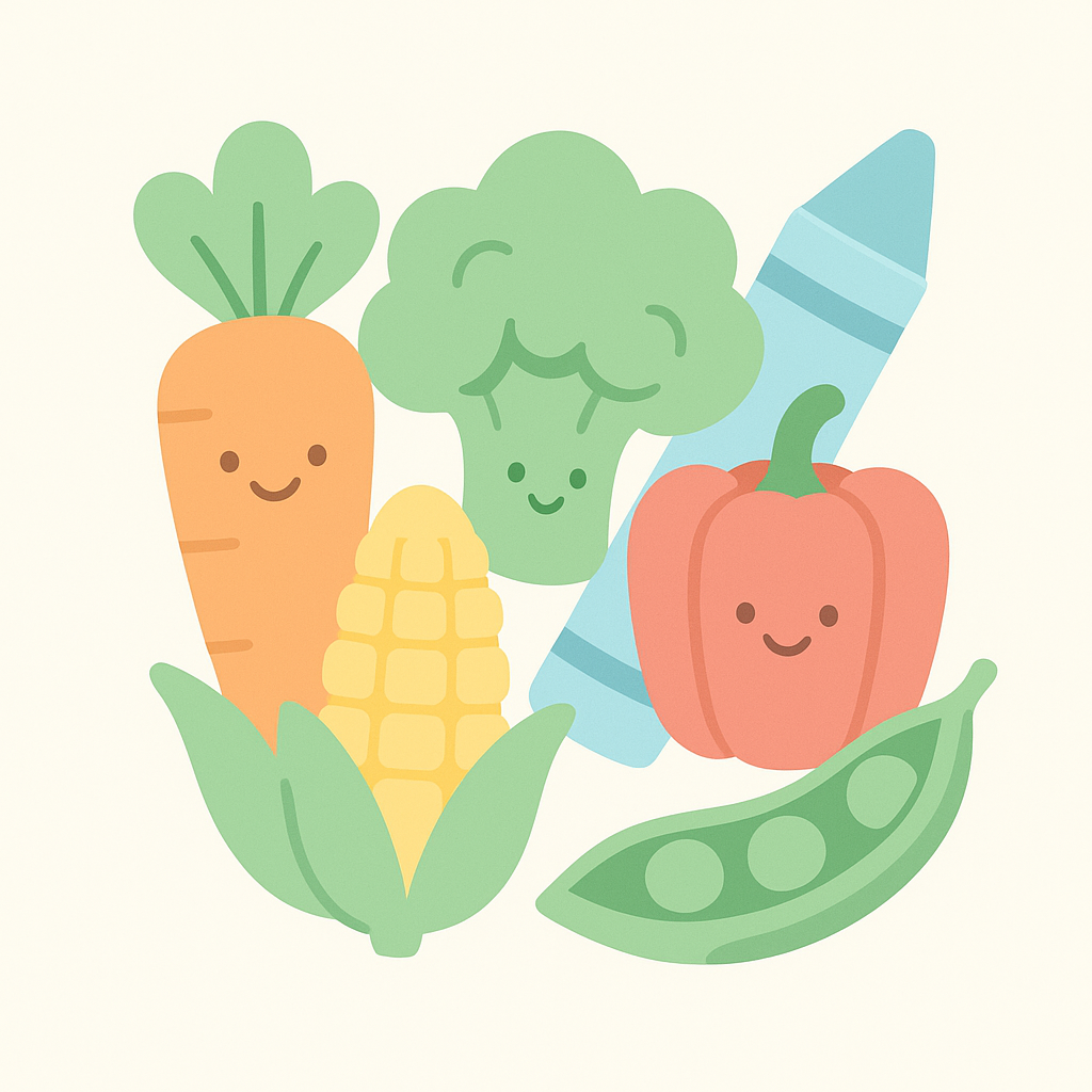 Vegetable Coloring Pages banner