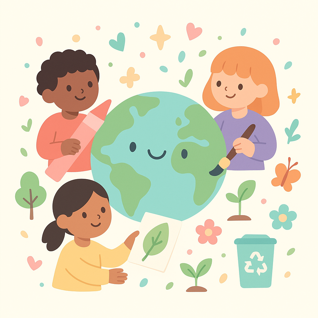 Earth Day Coloring Pages banner