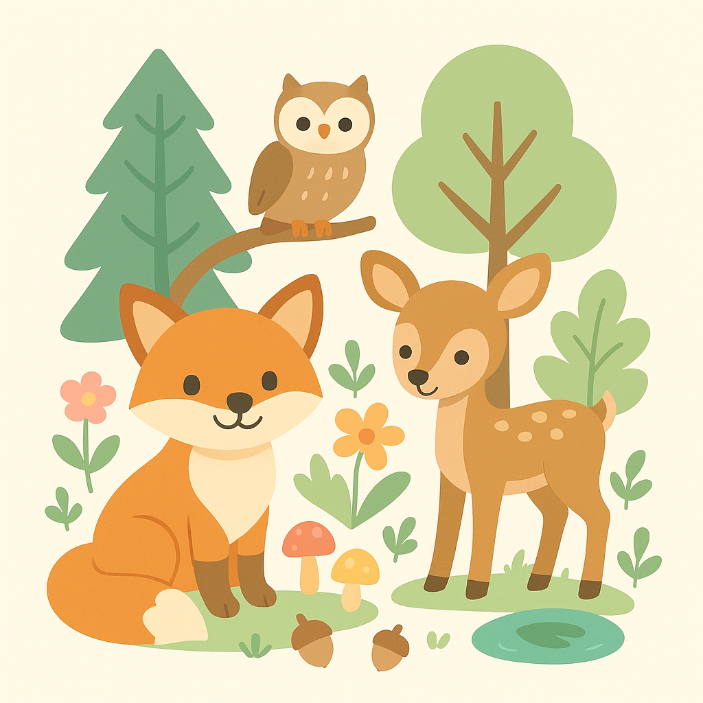 Forest Coloring Pages banner