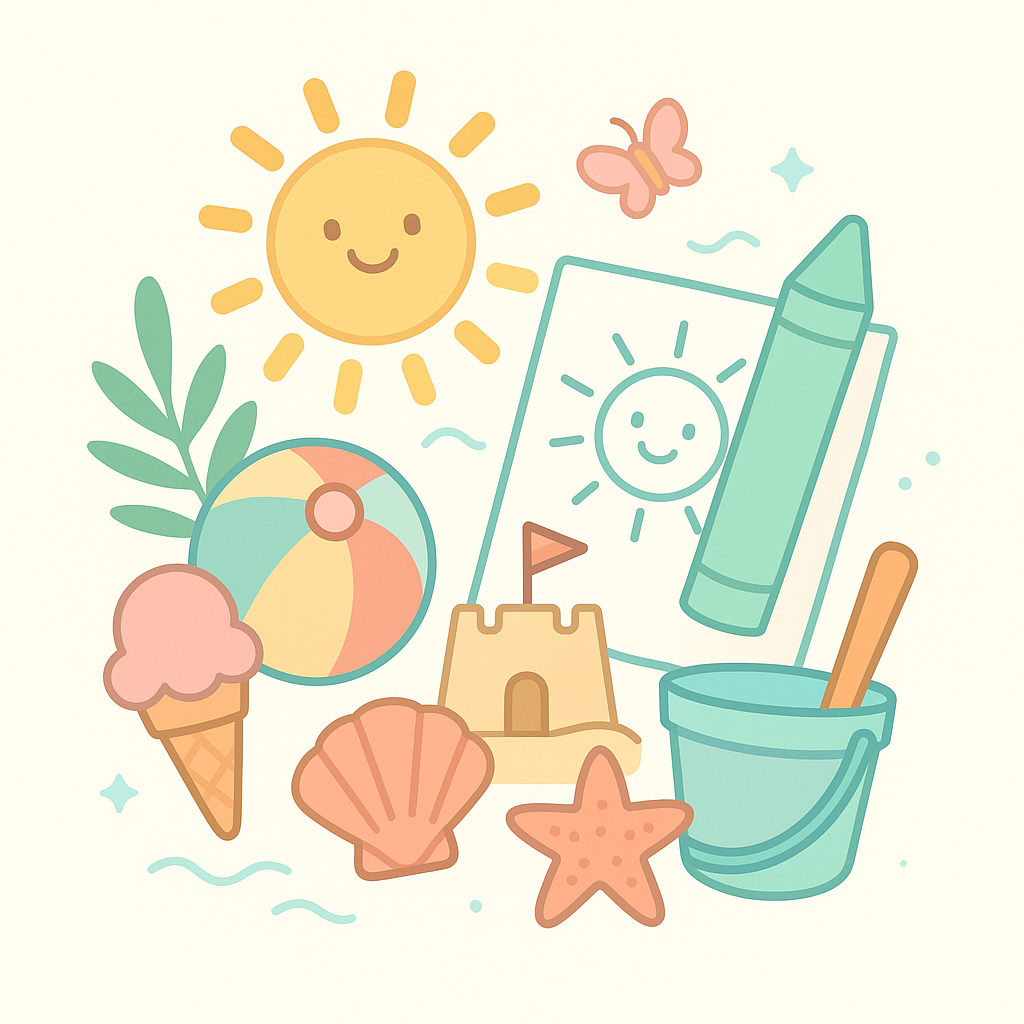 Summer Coloring Pages banner