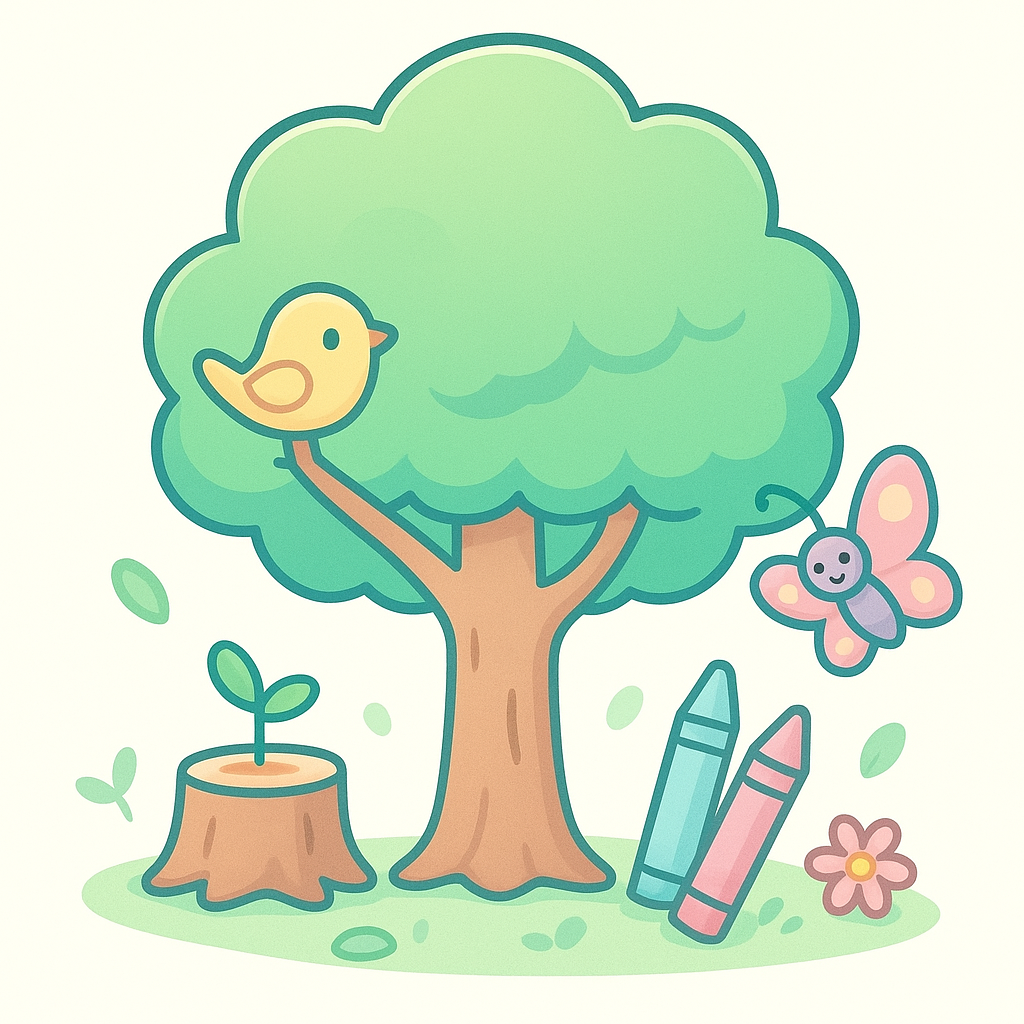 Tree Coloring Pages banner