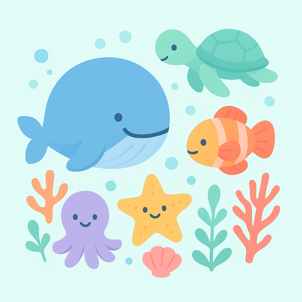 Under the Sea Coloring Pages banner