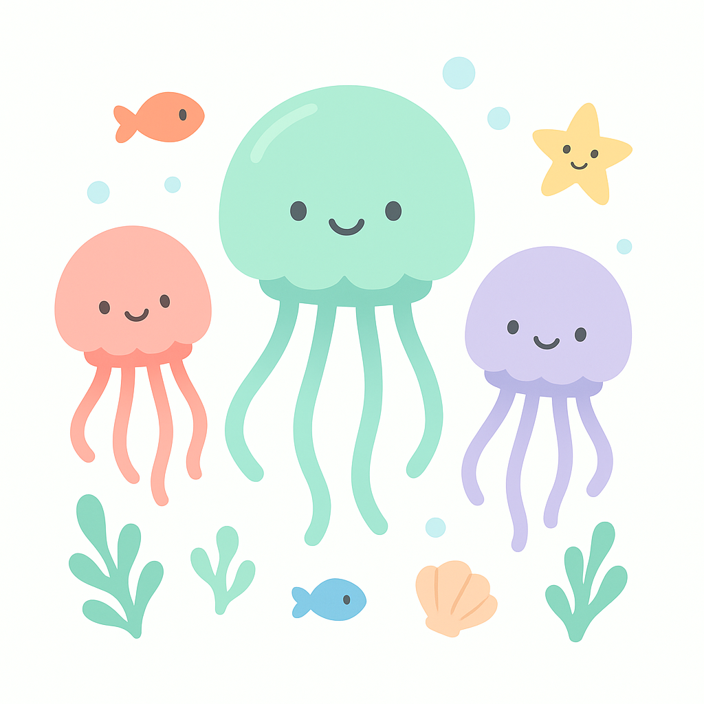 Jellyfish Coloring Pages banner