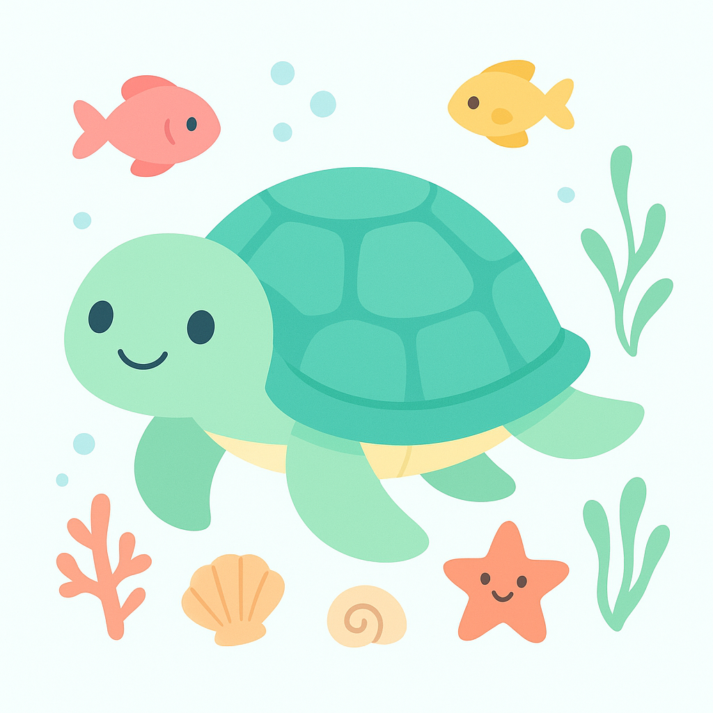 Sea Turtle Coloring Pages banner