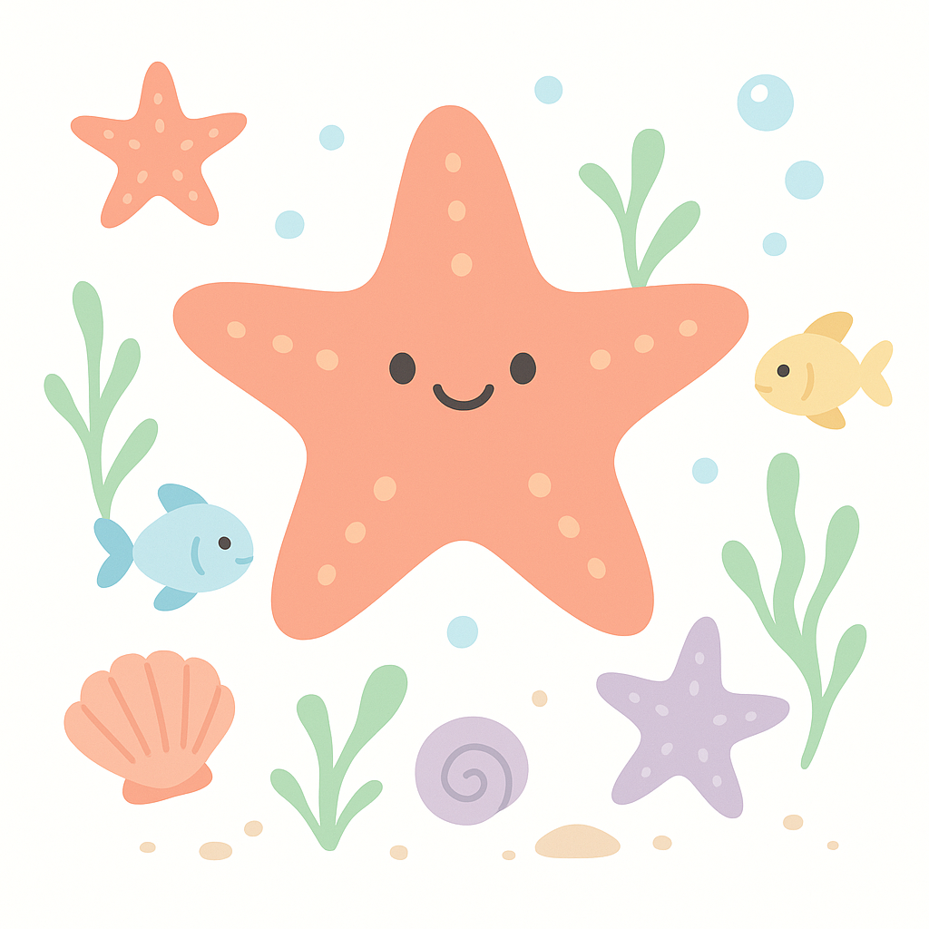 Starfish Coloring Pages banner