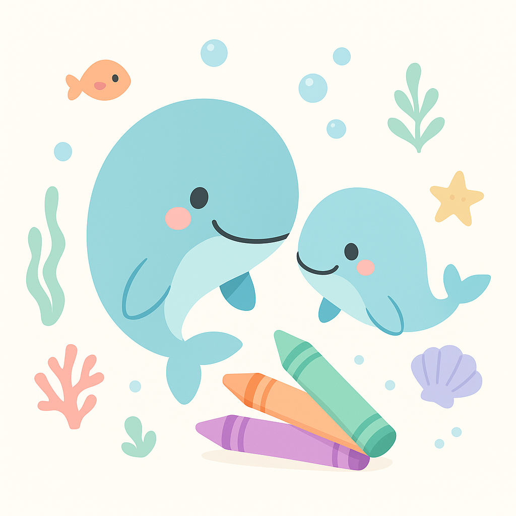 Whale Coloring Pages banner