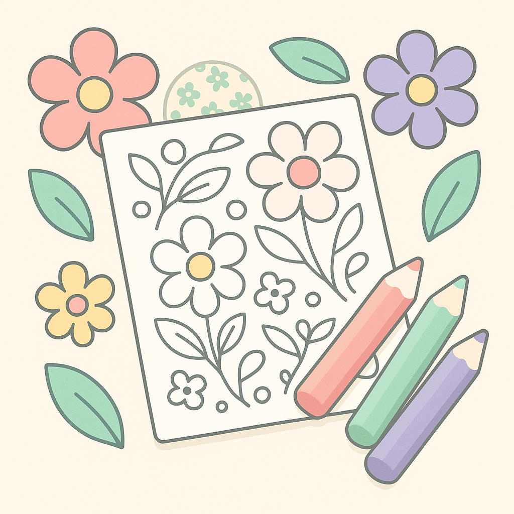 Floral Pattern Coloring Pages banner