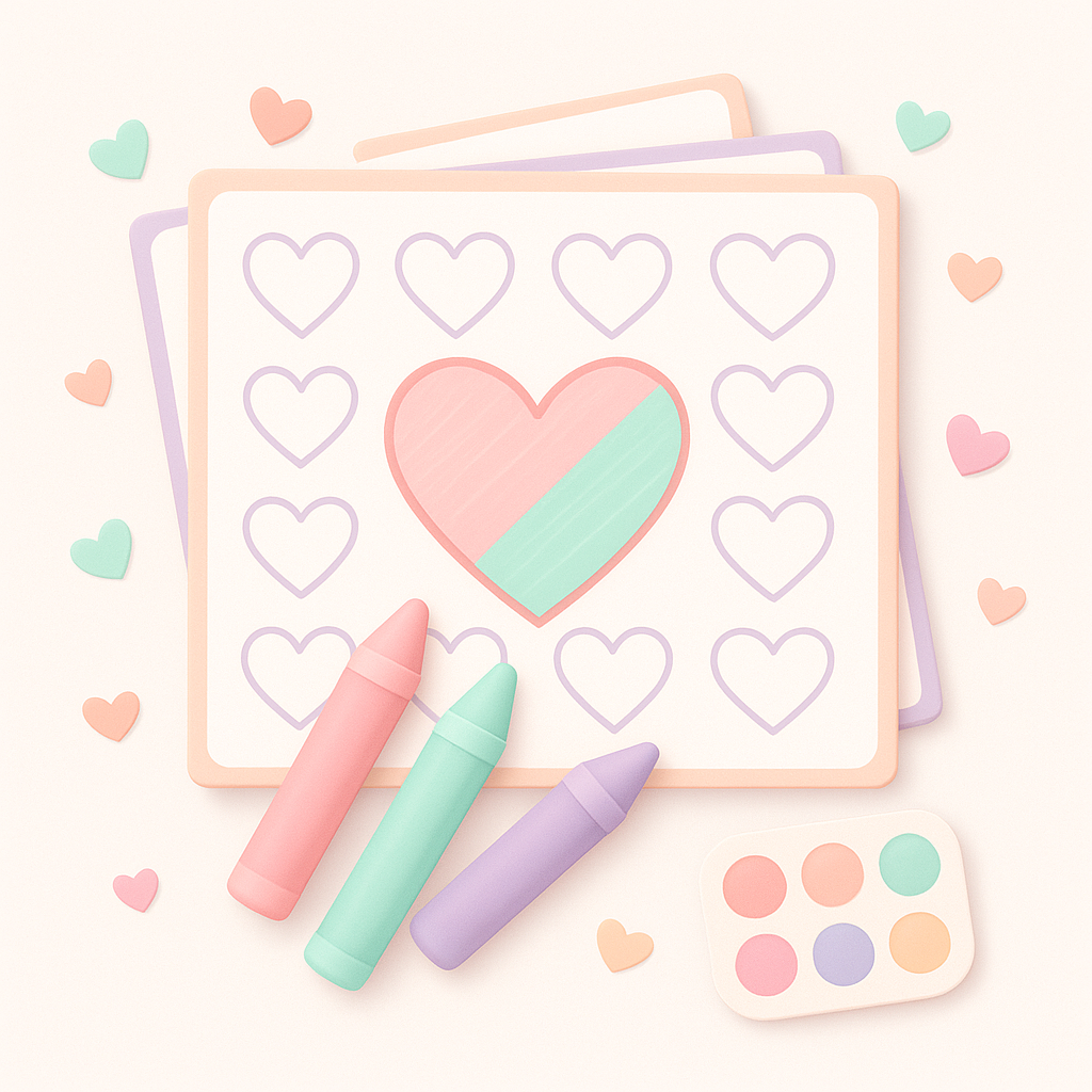 Heart Pattern Coloring Pages banner