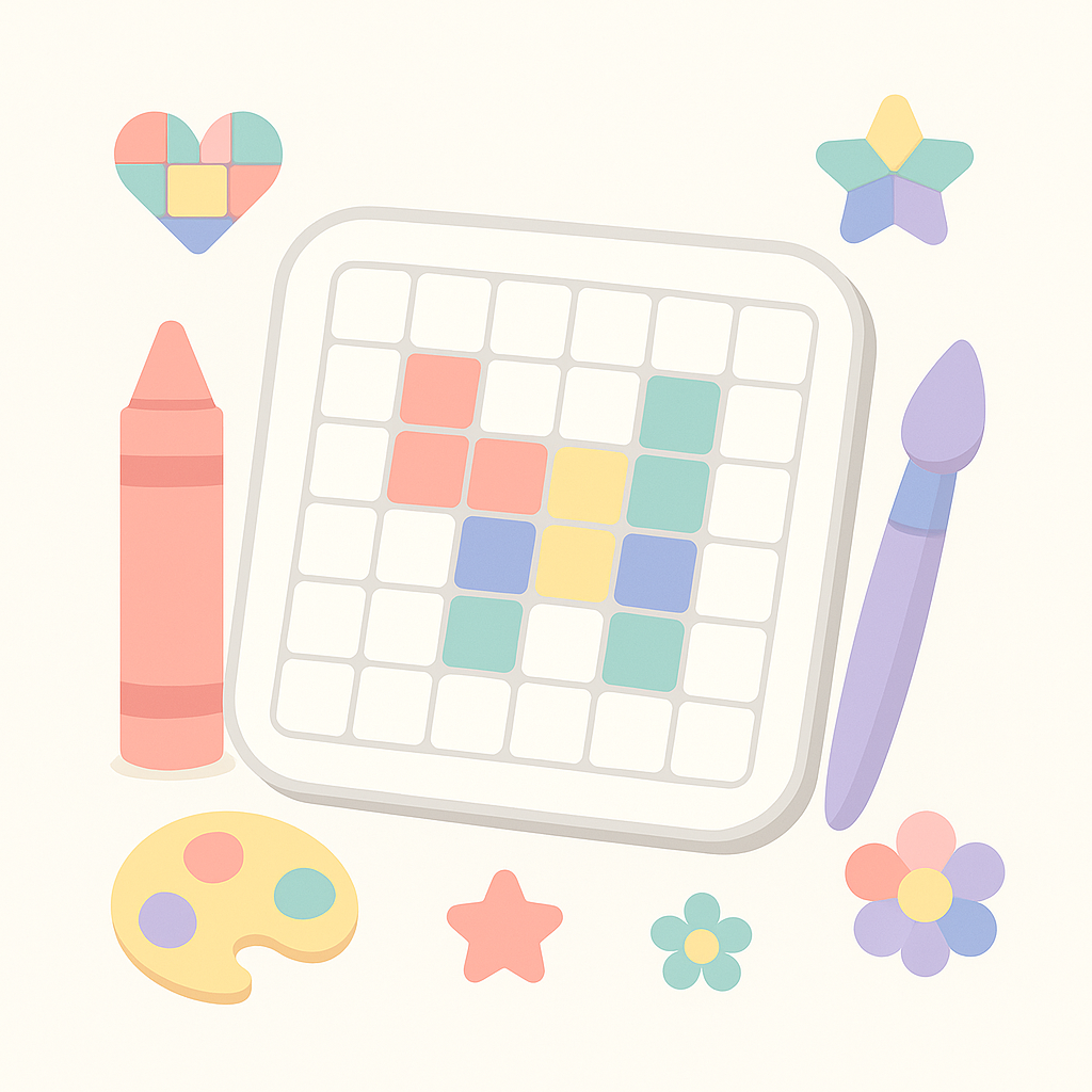 Mosaic Coloring Pages banner