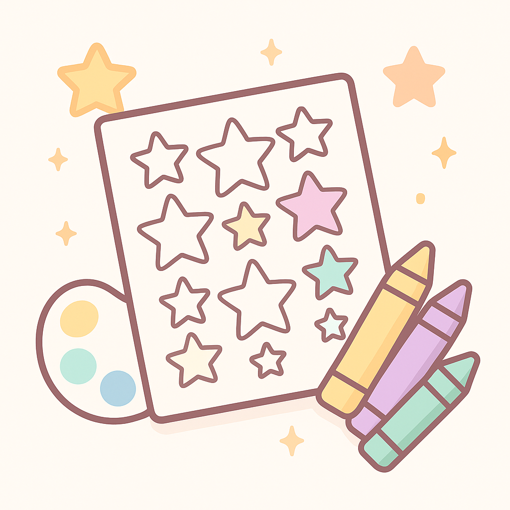 Star Pattern Coloring Pages banner