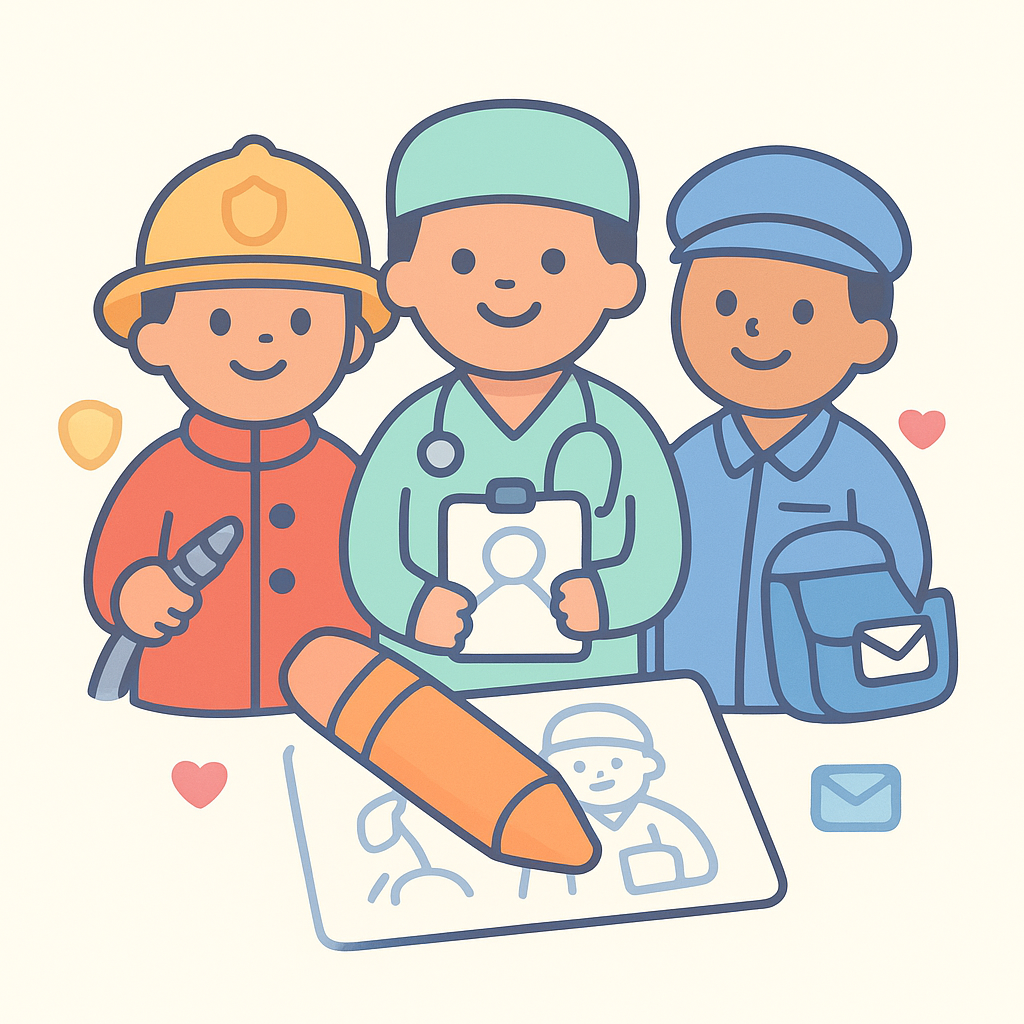 Community Helper Coloring Pages banner