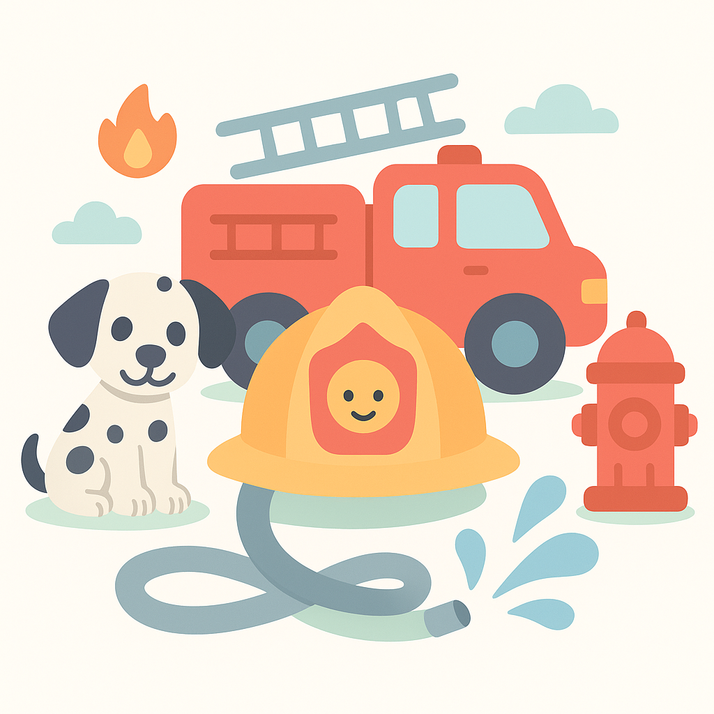 Firefighter Coloring Pages banner