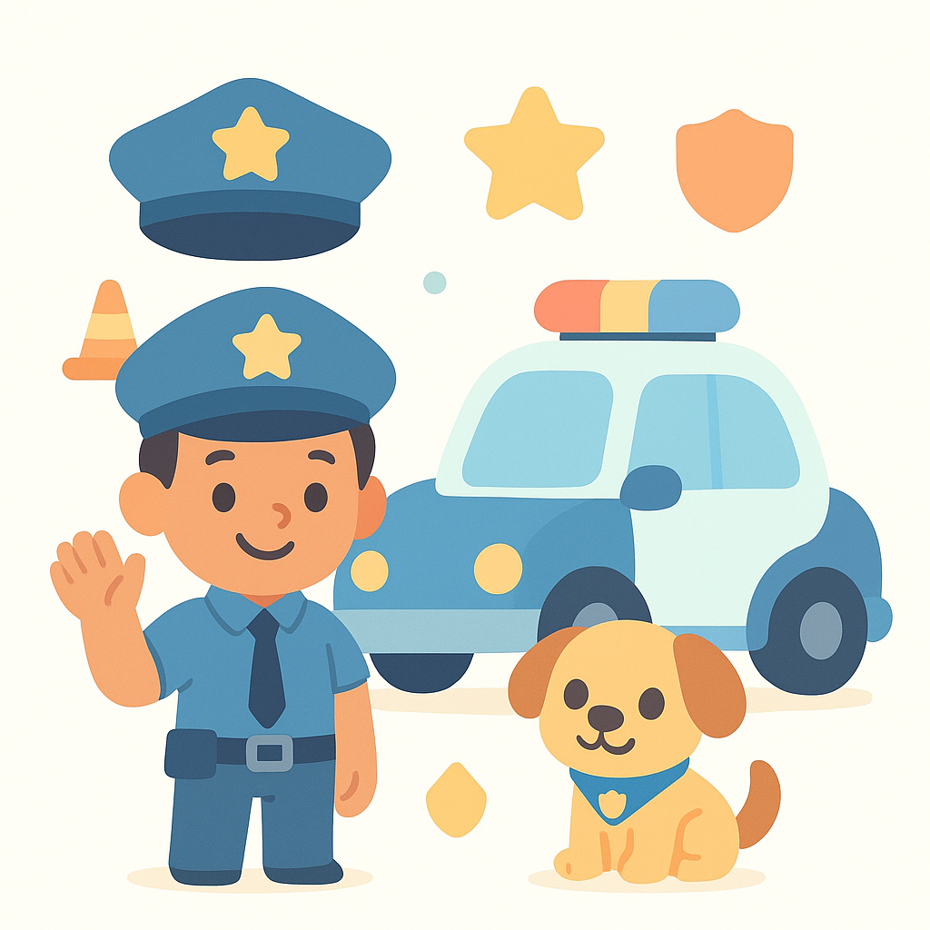 Police Coloring Pages banner