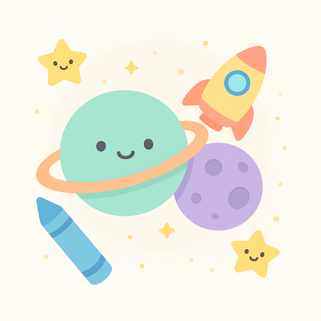 Planet Coloring Pages banner