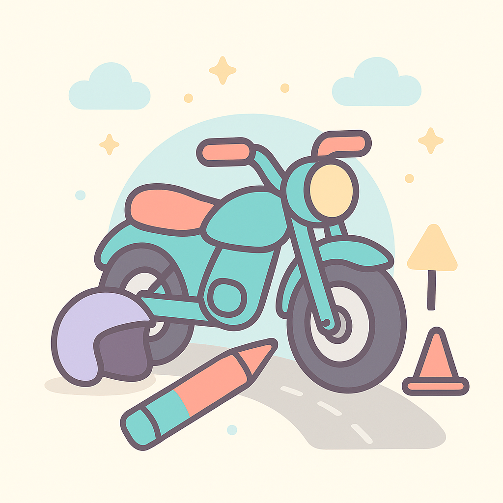 Motorcycle Coloring Pages banner