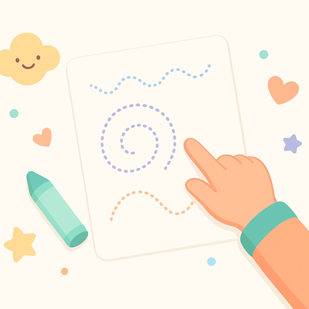 Finger Tracing Worksheets banner