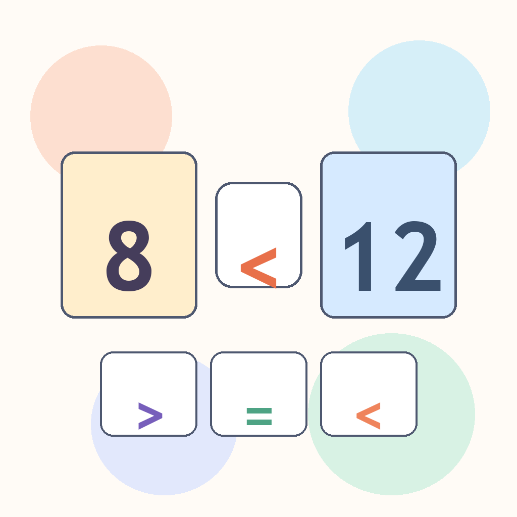 Comparing Numbers Worksheets banner