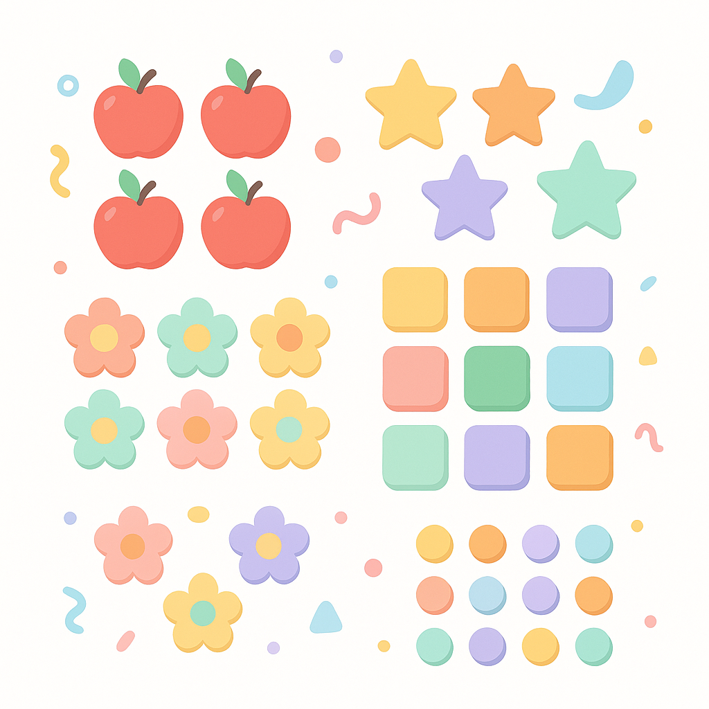 Visual Multiplication Worksheets banner