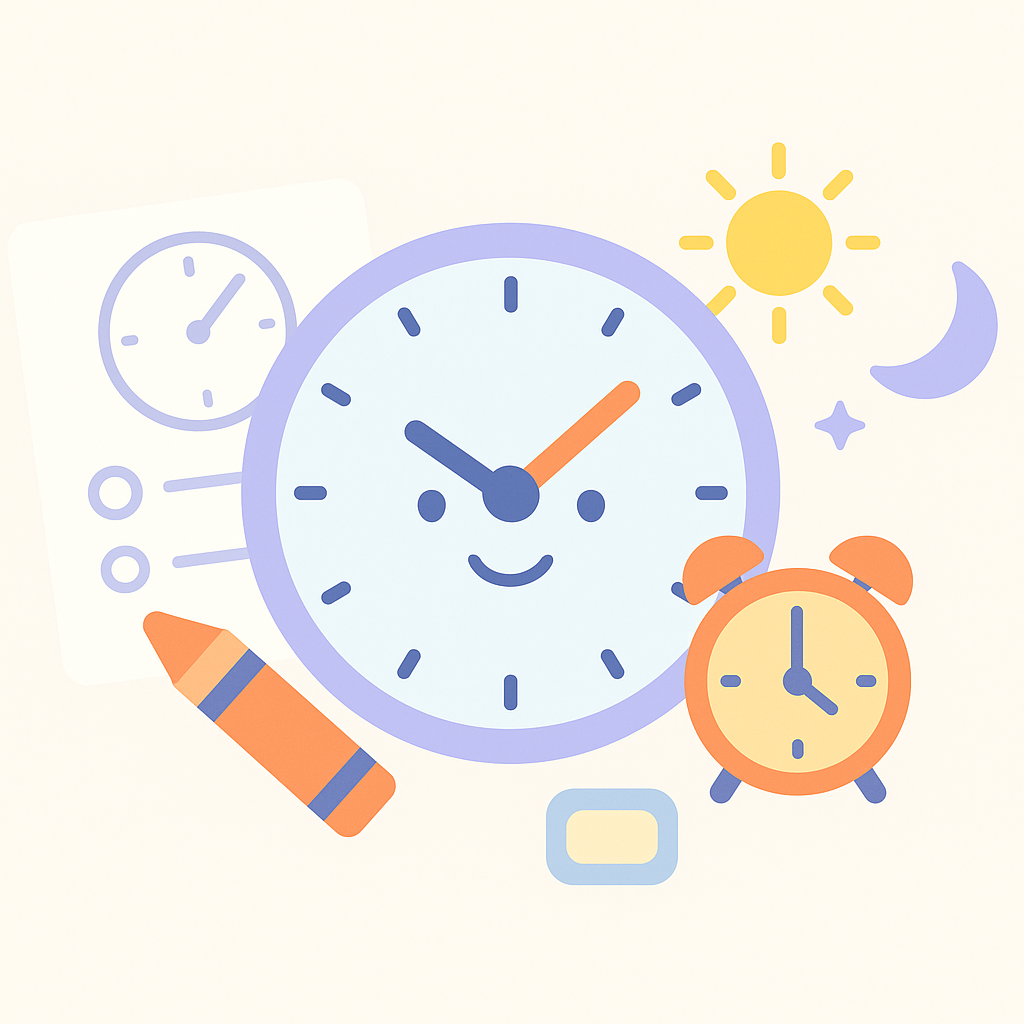 Telling Time Worksheets banner