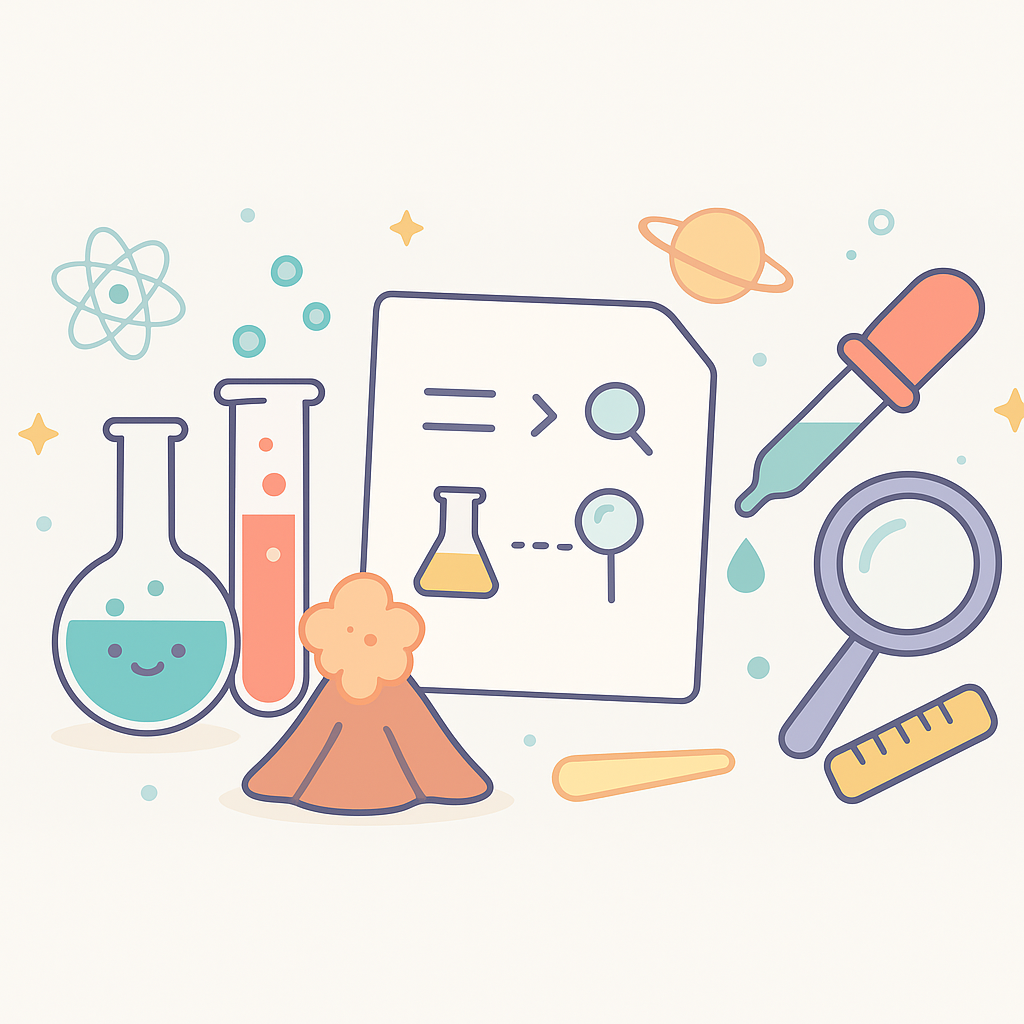 Science Experiment Printables banner