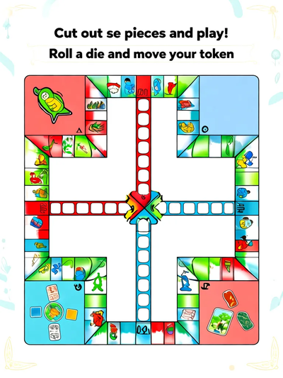 Printable Board Games Activity Sheet thumbnail