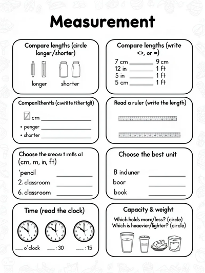 Measurement Worksheet thumbnail