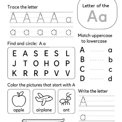 Letter Recognition Worksheets Activity Sheet thumbnail
